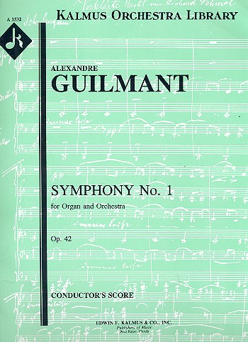Symphony no.1 op.42 for organ and