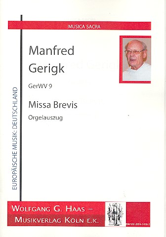 Missa Brevis GerWV9 für gem Chor und Orgel