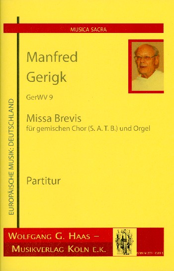 Missa Brevis GerWV9 für gem Chor und Orgel