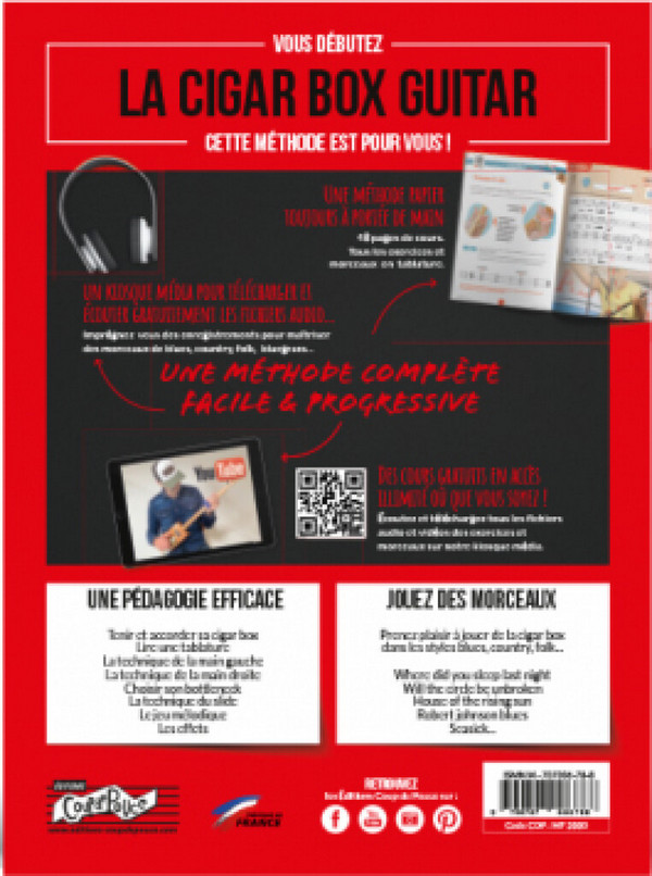 Méthode Cigar Box Débutant (+Online Audio/Video)