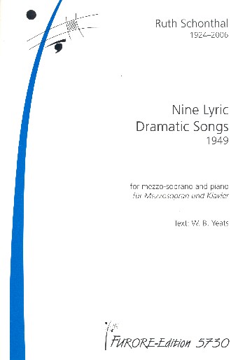 9 lyric dramatic Songs für Mezzosopran