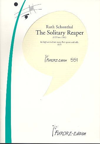 The Solitary Reaper für Gesang,