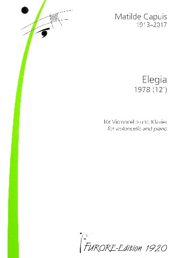 Elegia für Violoncello und Klavier