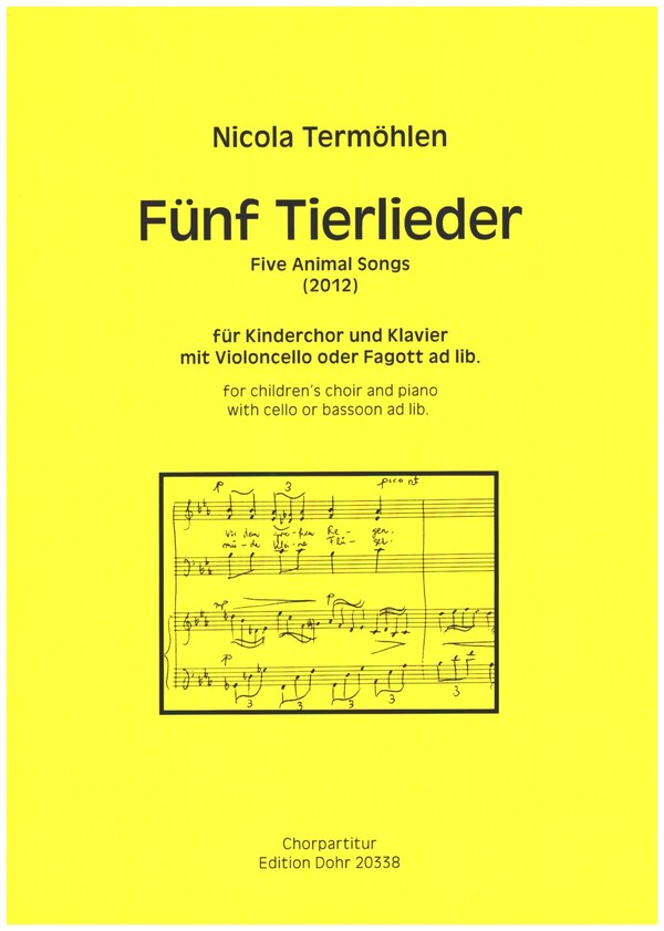 5 Tierlieder (2012)
