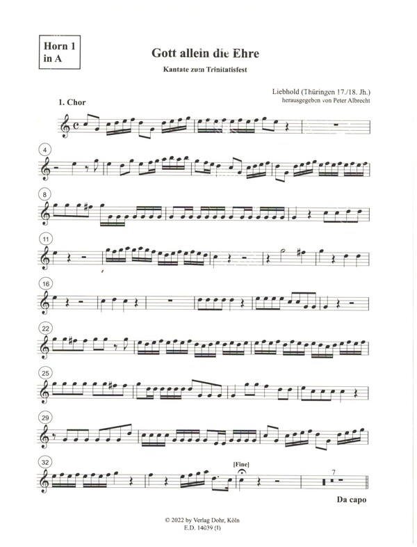 Gott allein die Ehre