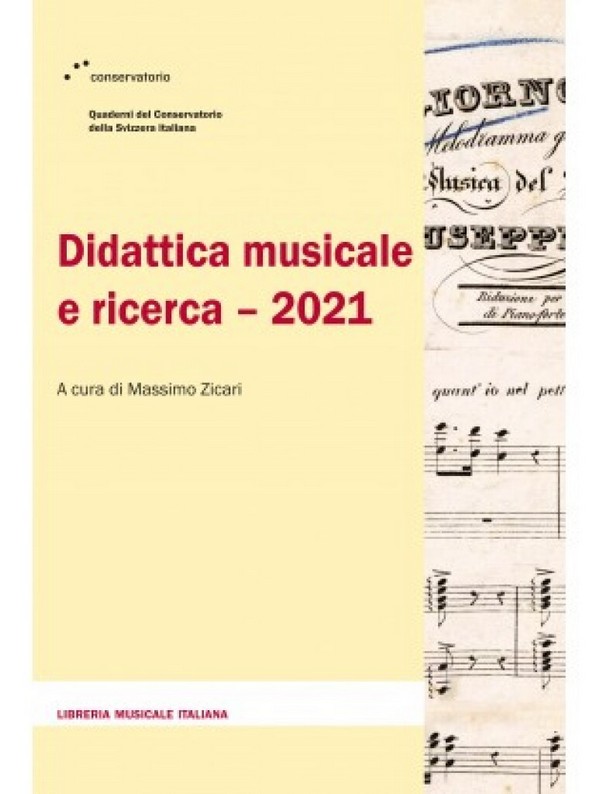 Didattica musicale e ricerca ? 2021