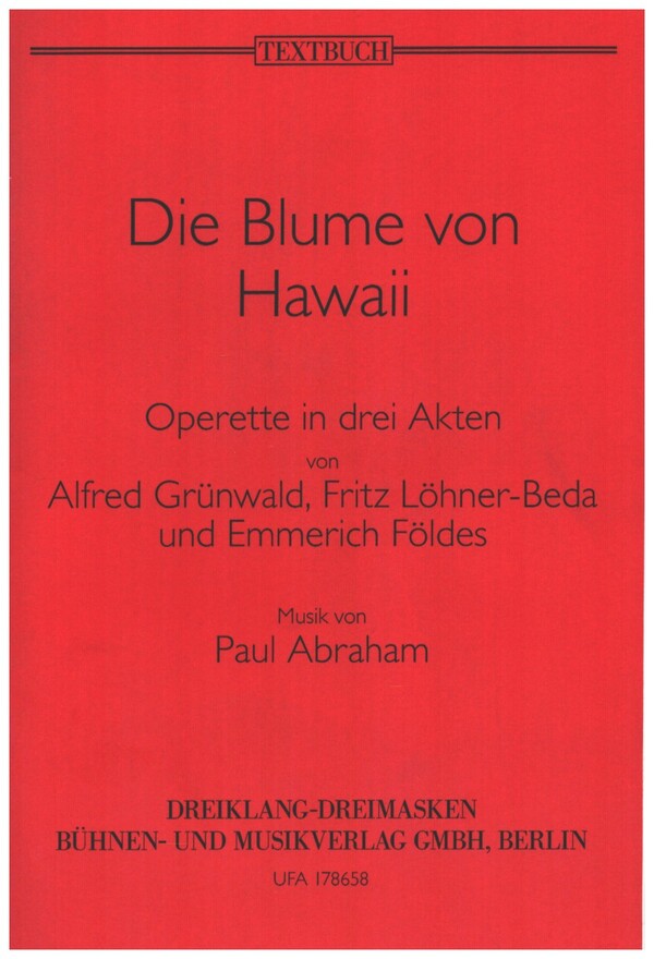 Die Blume von Hawaii