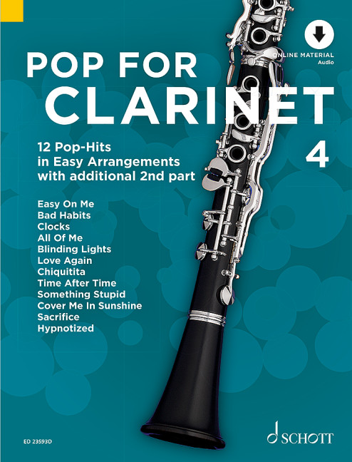 Pop for Clarinet Band 4 (+Online Audio)