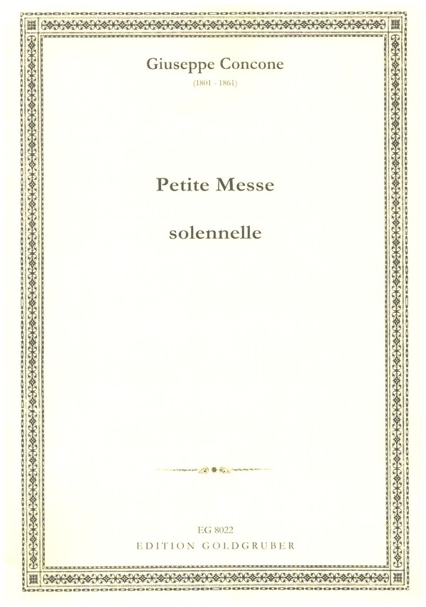 Petite Messe solennelle
