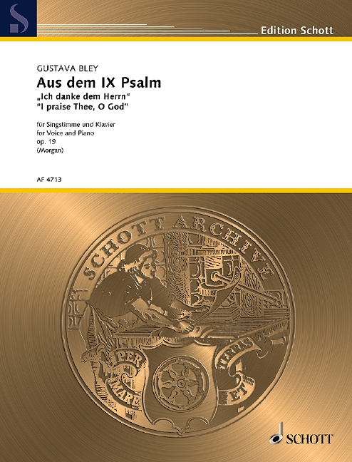 AF4713  Aus dem IX Psalm ('Ich danke dem Herrn) Es-Dur op.19