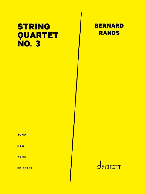 ED30081  String Quartet No.3