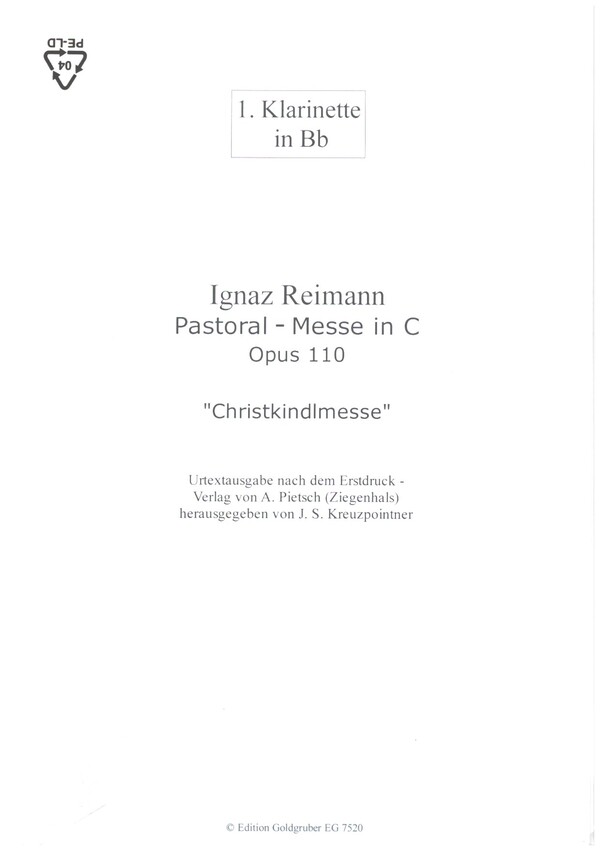 Pastoralmesse in C op.110 'Christkindlmesse'