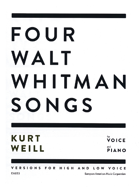 EA853  Fou Walt Whitman Songs