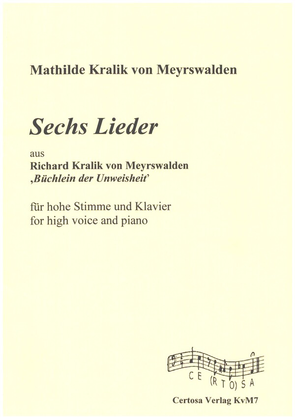 6 Lieder aus 'Büchlein der Unweisheit'