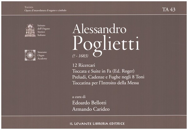 12 Ricercari, Toccata e Suite, Preludi, Cadenze e Fughe...Toccatina...