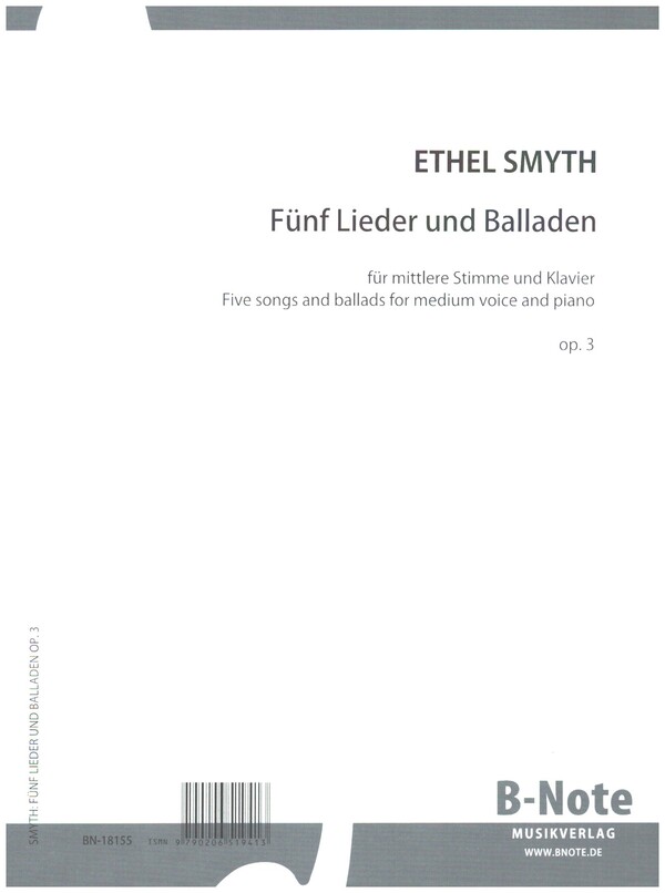 5 Lieder und Balladen op.3