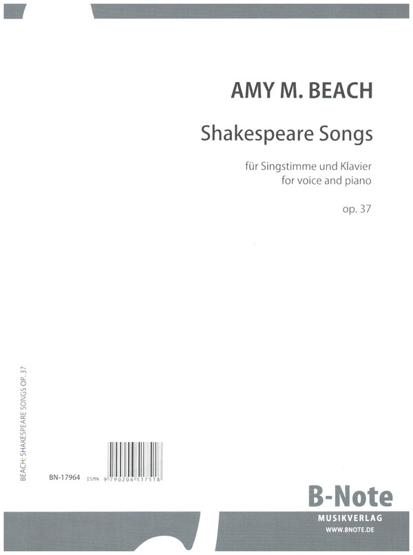 Shakespeare Songs op.37