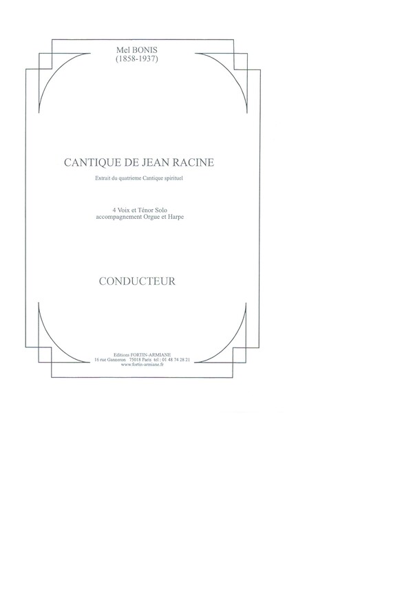 Cantique de Jean Racine op.145