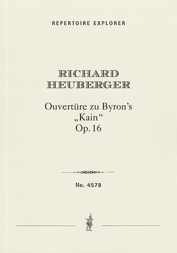 Ouvertüre zu Byron's 'Kain' op.16