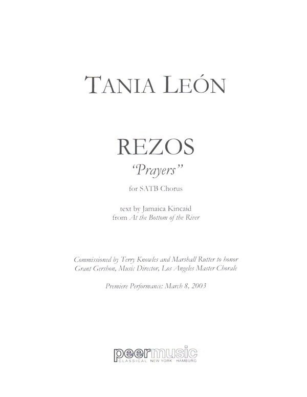 Rezos ('Prayers')