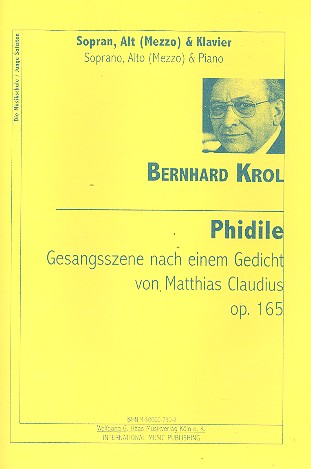 Philide op.165 für 2 Singstimmen