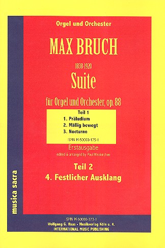 Suite op.88 Teil 2 für Orgel