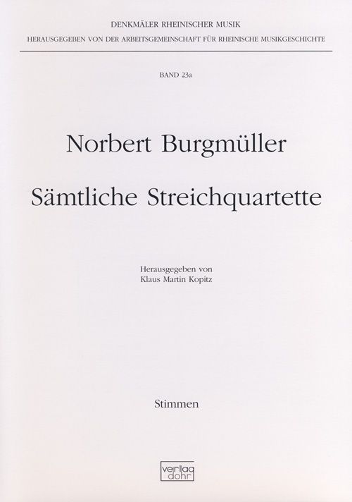 Sämtliche Streichquartette