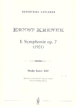 Sinfonie Nr.1 op.7 für Orchester