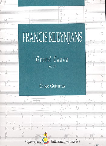 Grand Canon op.91 für 5 Gitarren