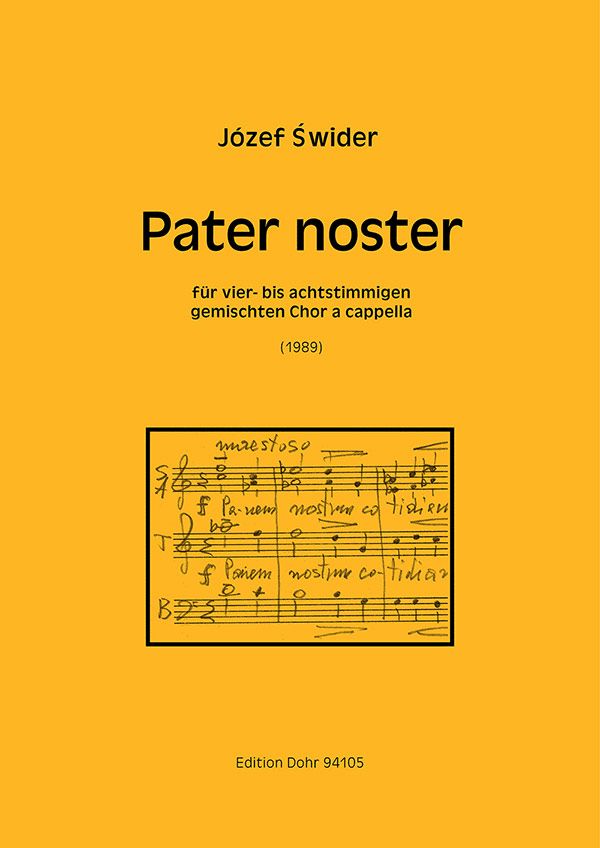 Pater noster für gem Chor a cappella