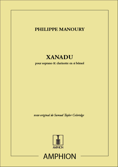 XANADU POUR SOPRANO ET