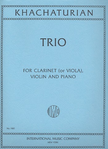 Trio for clarinet, violin and piano