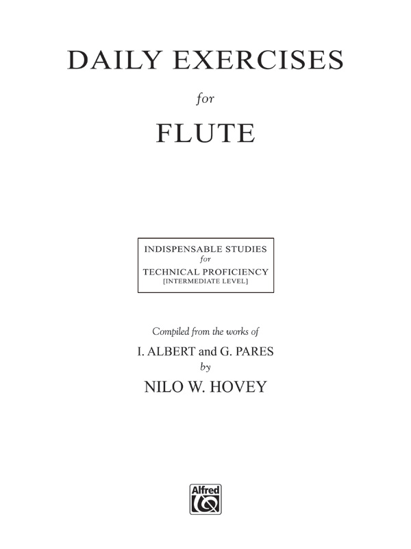 Daily Exercices for flute