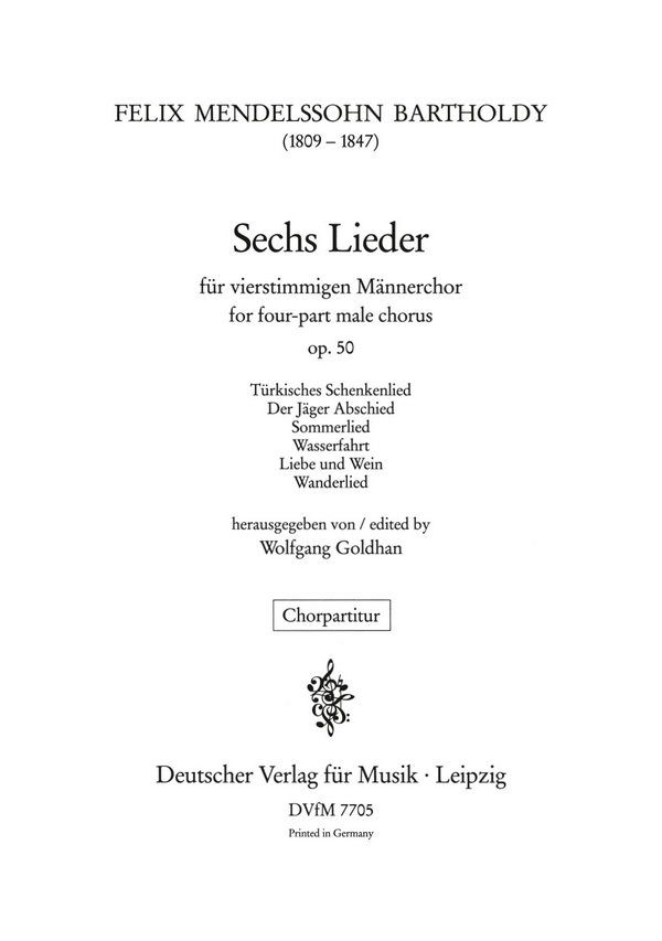 6 Lieder op.50