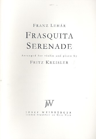 Frasquita-Serenade