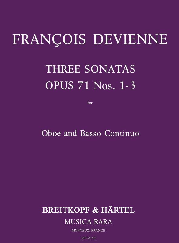 3 Sonatas op.71,1-3