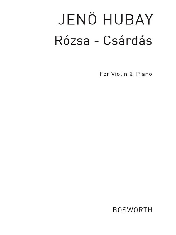 Rozsa Czardas für Violine und