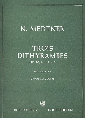 3 Dithyrambes Band 2 op.10,2-3
