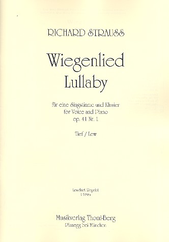 Wiegenlied op.41,1