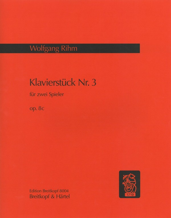 Klavierstück Nr.3 op.8c