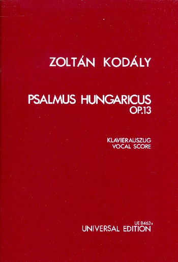 PSALMUS HUNGARICUS OP.13 FUER