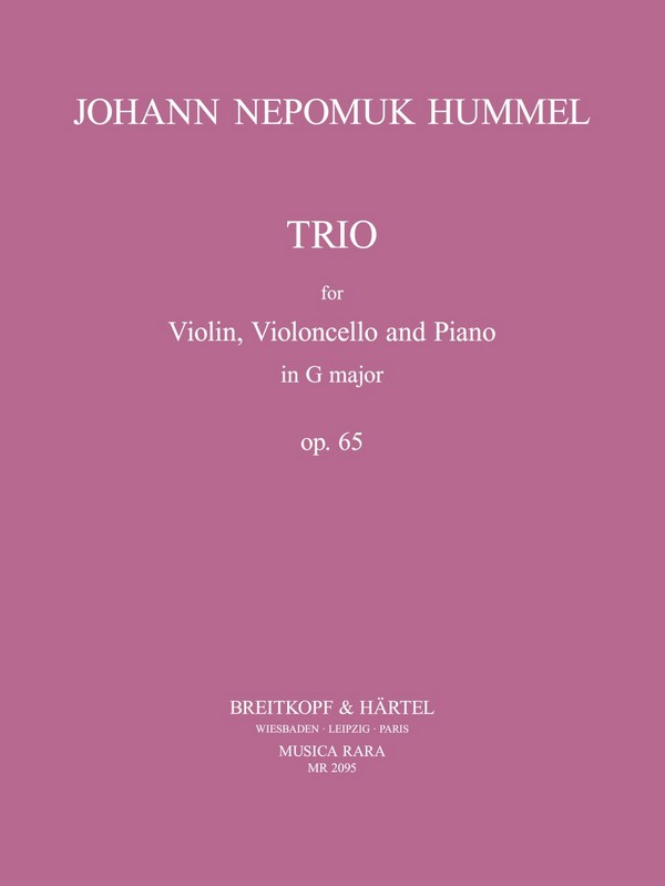 Klaviertrio G-Dur op.65