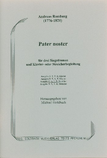Pater noster Ausgabe C