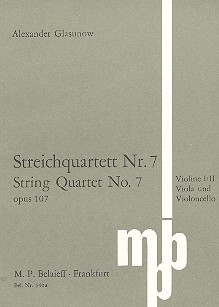Streichquartett Nr.7 op.107
