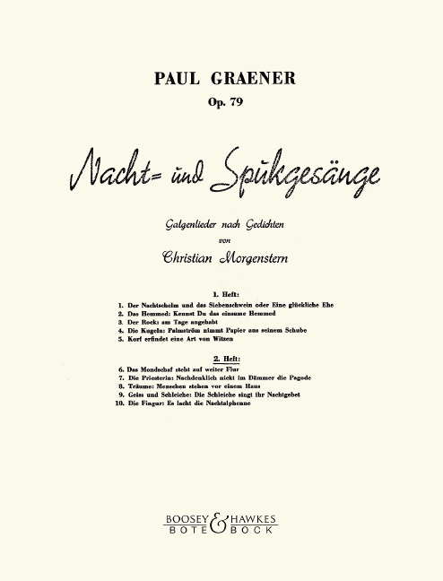 Nacht- und Spukgesänge op.79