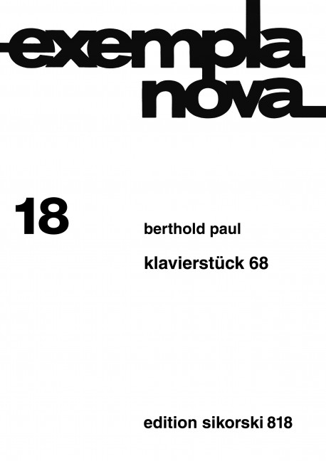 KLAVIERSTUECK 68