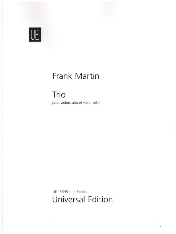 TRIO POUR VIOLON, ALTO ET VIOLON-