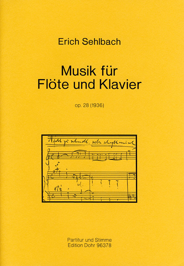 Musik für Flöte und Klavier op.28