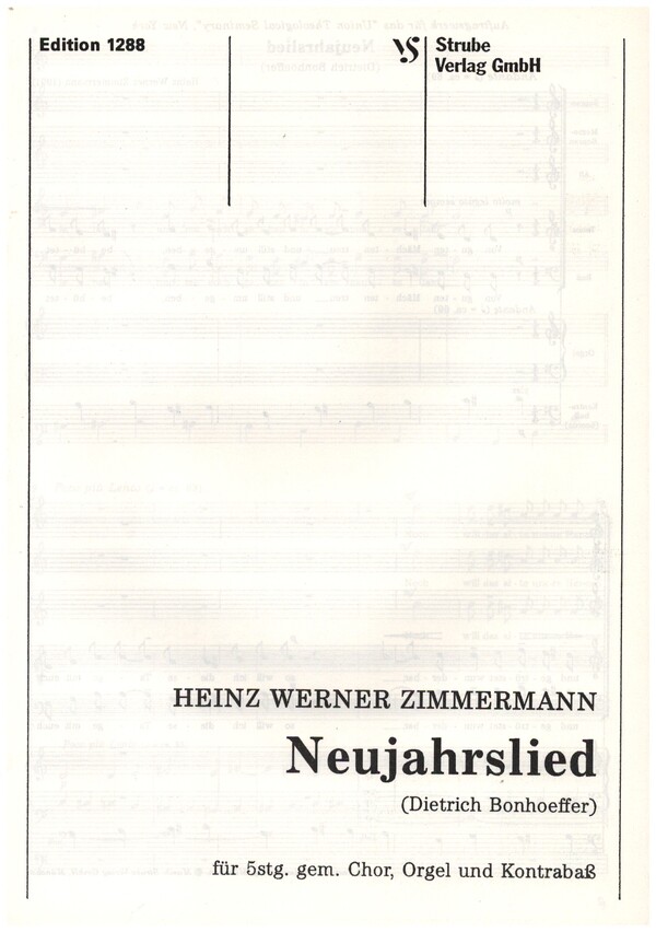 Neujahrslied für 5stimmigen