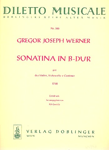 SONATINA B-DUR FUER 2 VIOLINEN,